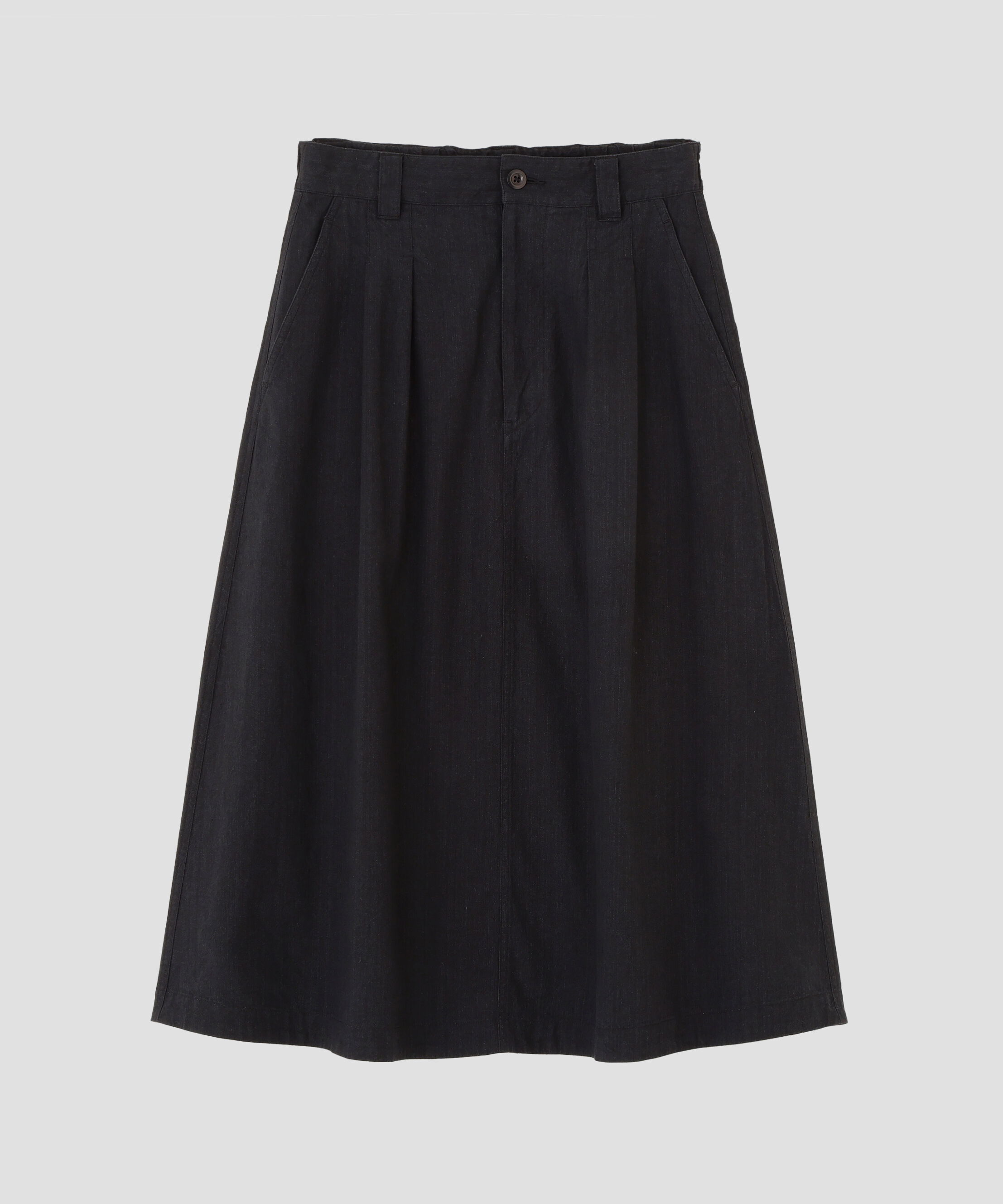 MHL.「FADED LINEN COTTON PLAINWEAVE SKIRT」|スカート|