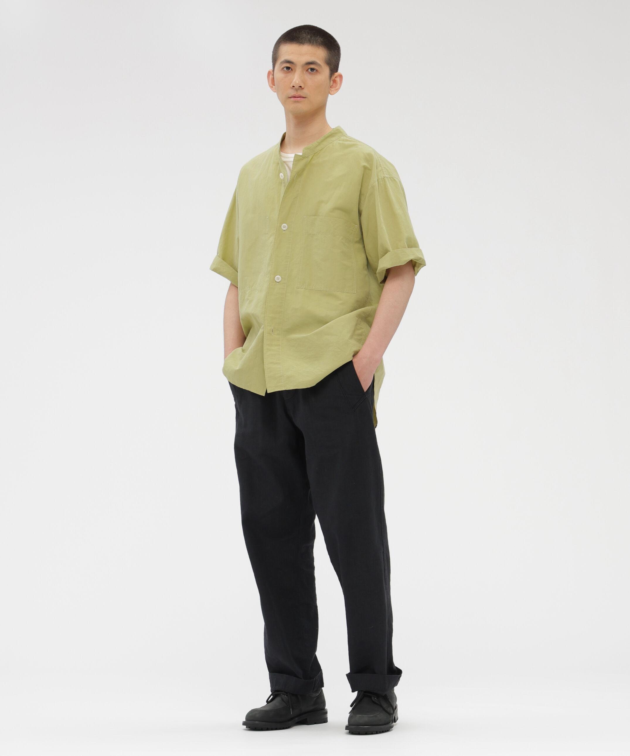 MHL.「HIGH COUNT DRY COTTON LINEN SHIRT」|シャツ・ブラウス|