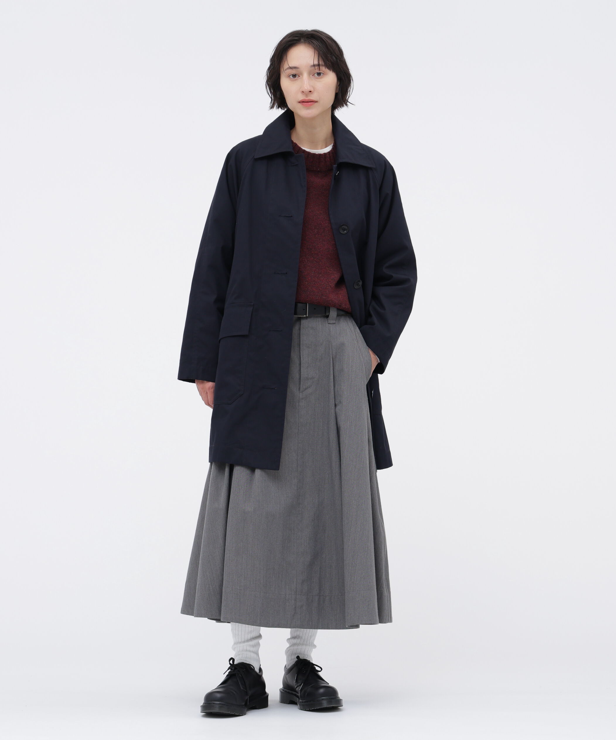 MHL.「WOOL COTTON TWILL SKIRT」|スカート|