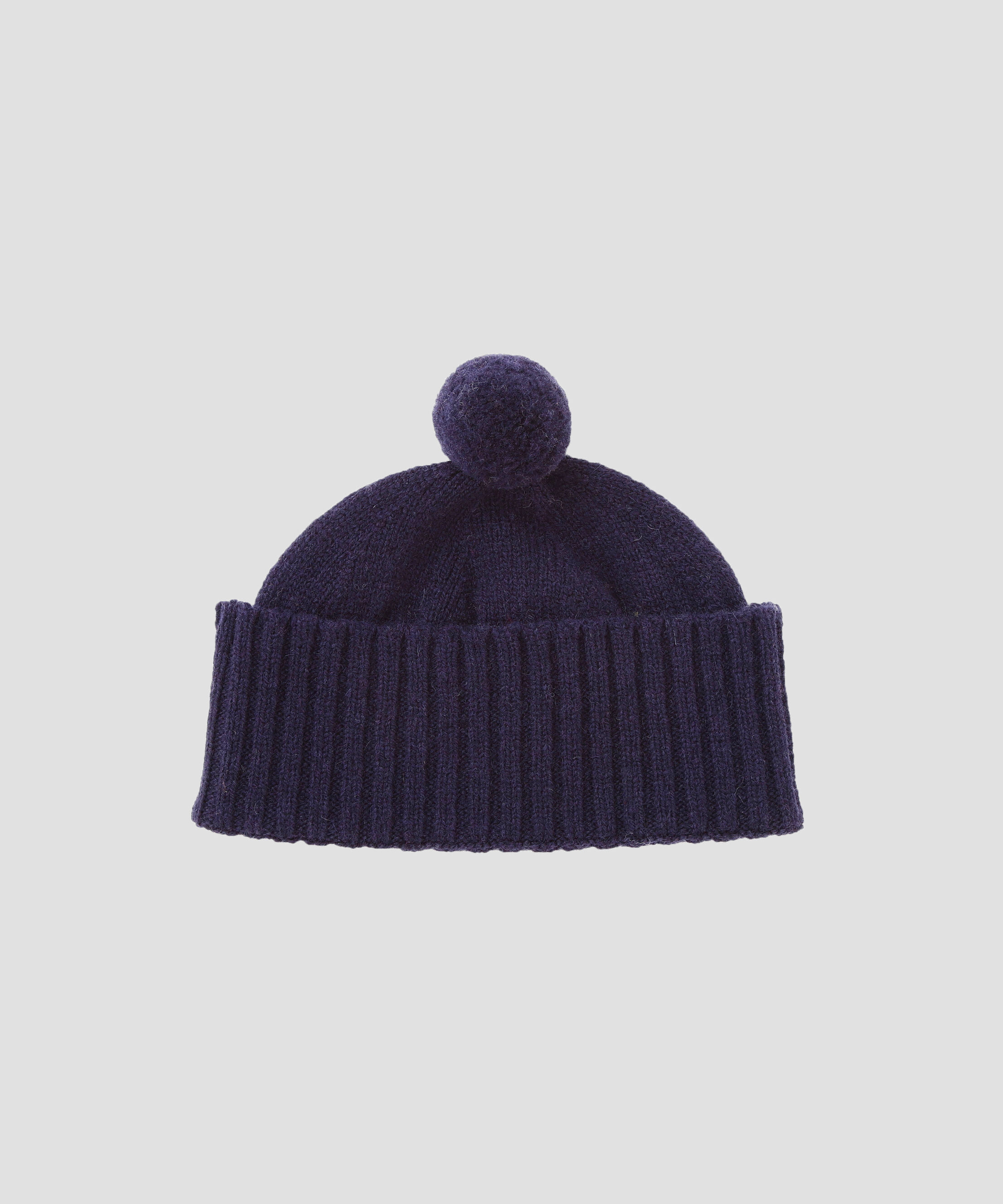 MHL.「UNISEX MHL DEEP RIB BOBBLE HAT」|その他|NAVY