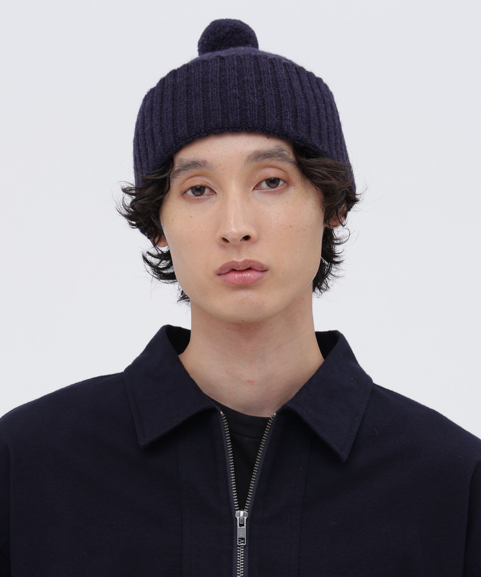 MHL.「UNISEX MHL DEEP RIB BOBBLE HAT」|その他|