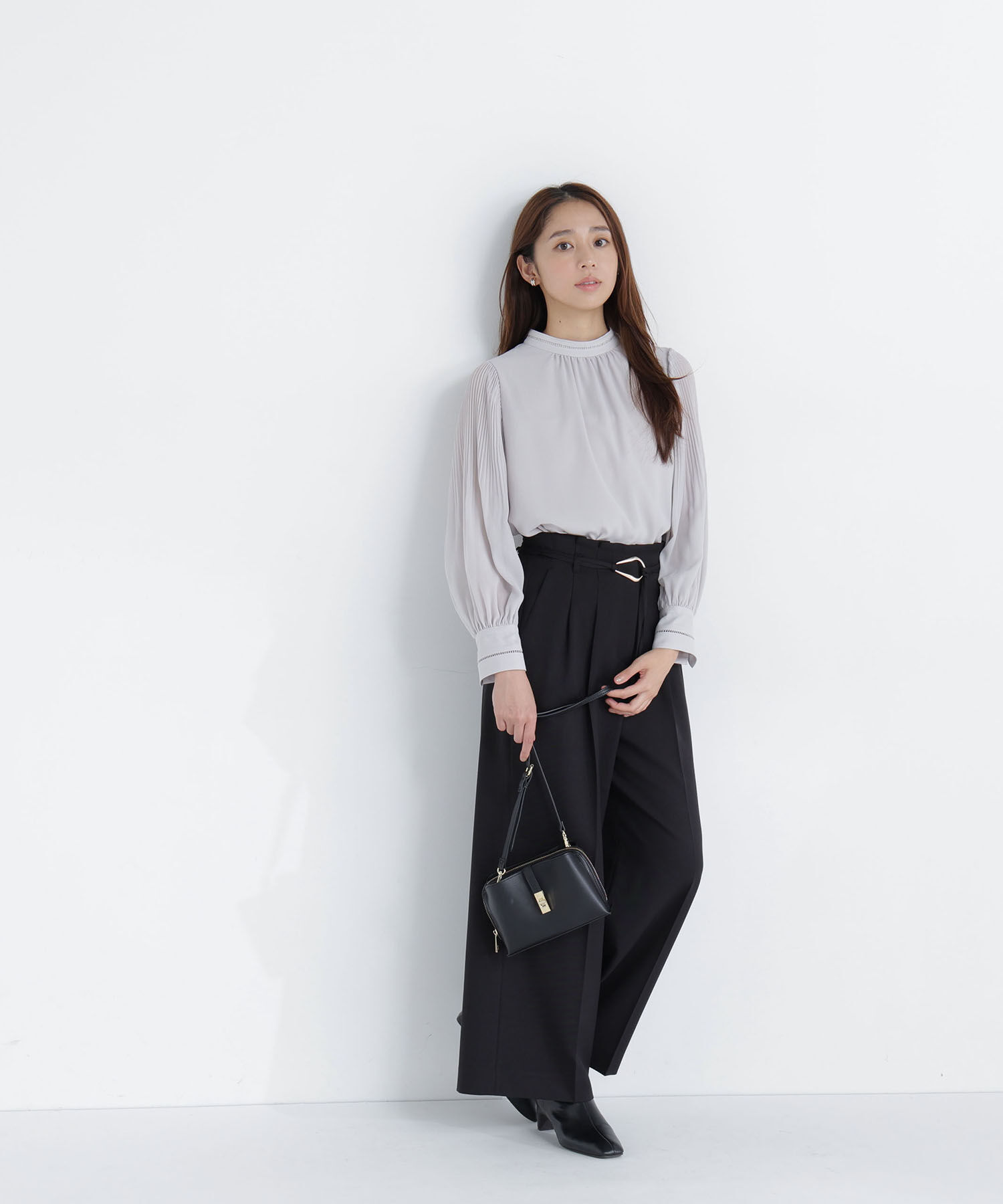  「＜CLASSY.11月号掲載＞ダブルベルトワイドパンツ」|その他|
