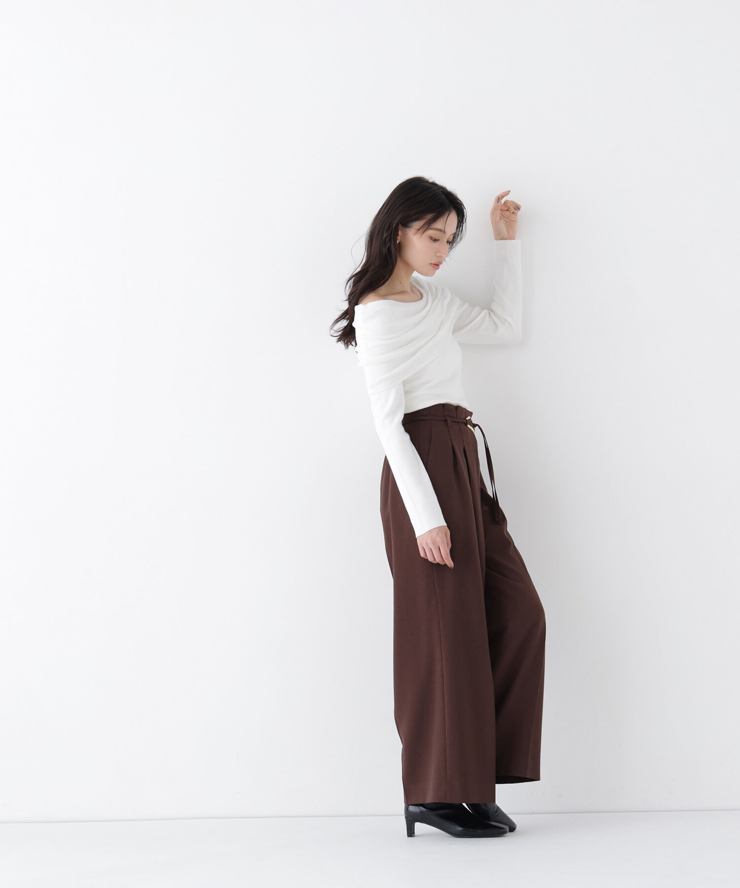  「＜CLASSY.11月号掲載＞ダブルベルトワイドパンツ」|その他|
