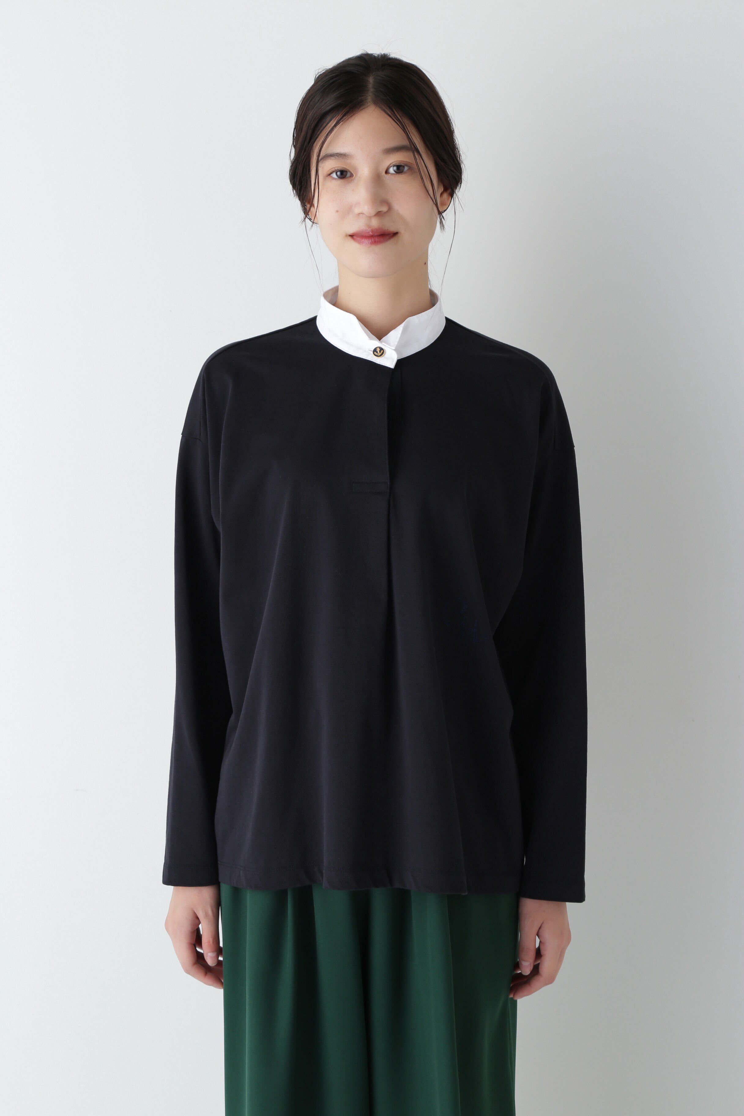  「◆布帛ドッキングプルオーバー」|Tシャツ・カットソー|