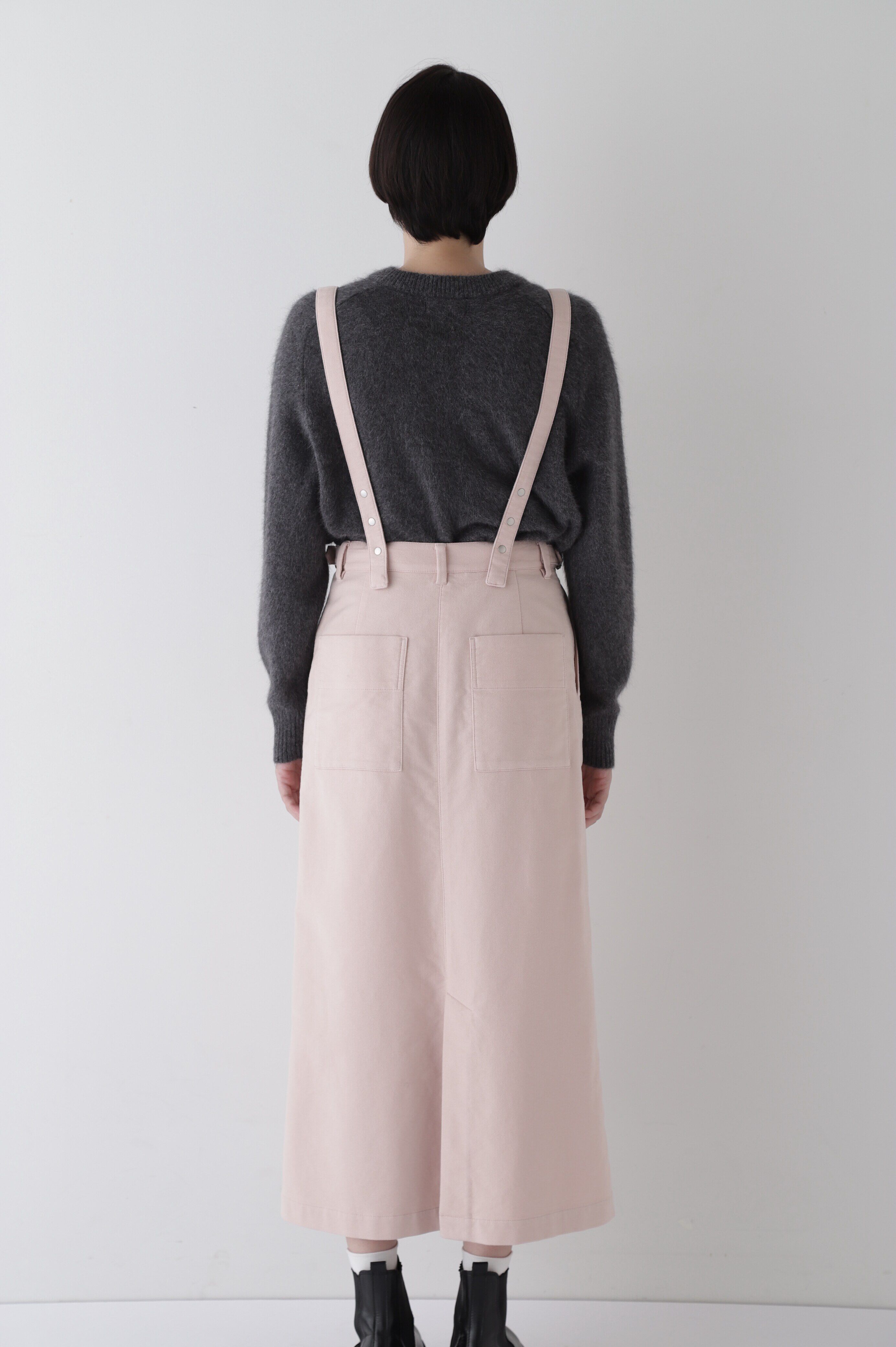  「◆ストレッチエアリードットコードサスペンダースカート」|スカート|