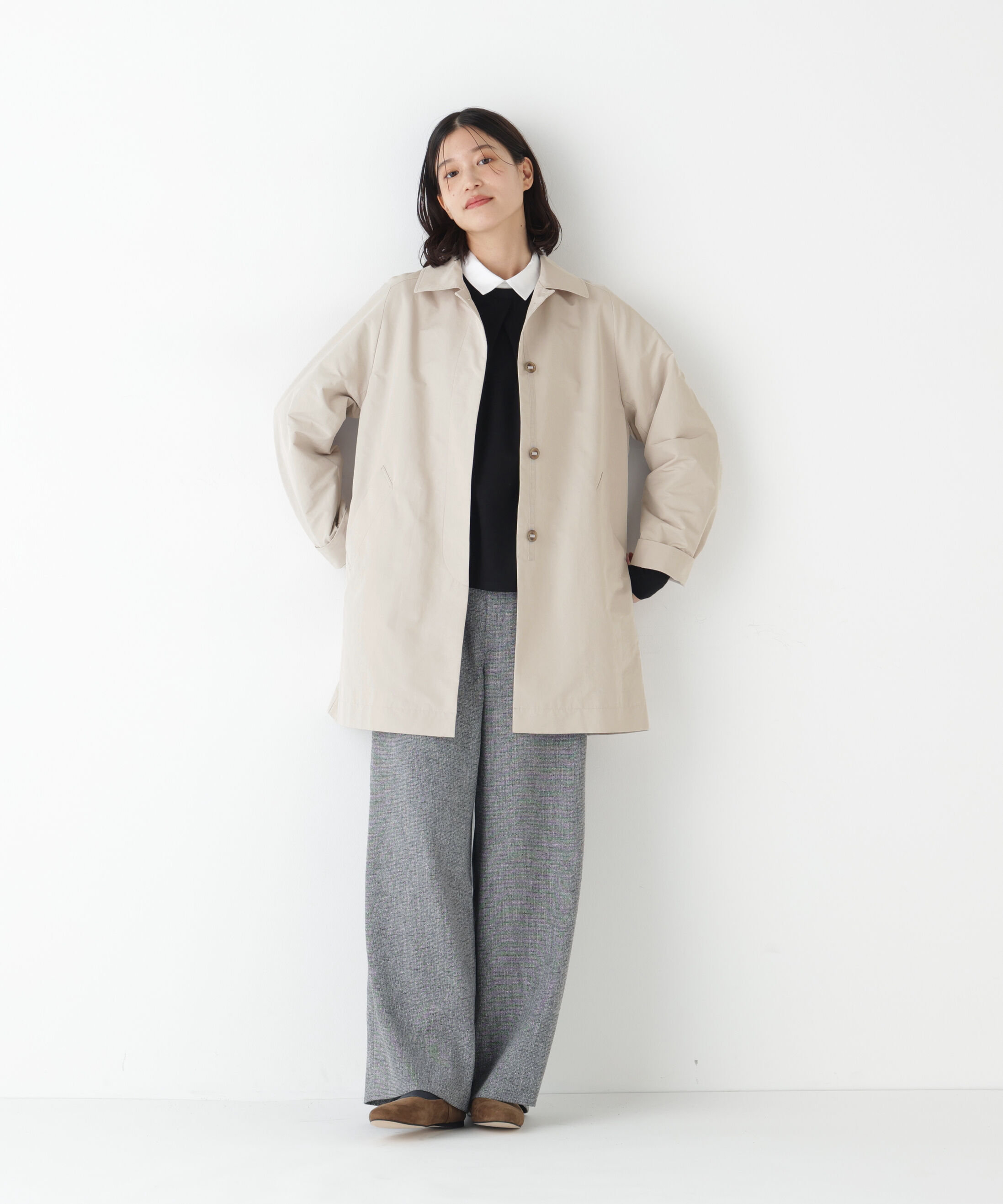  「◆≪弱撥水素材≫弱撥水タフタステンカラーコート」|その他|
