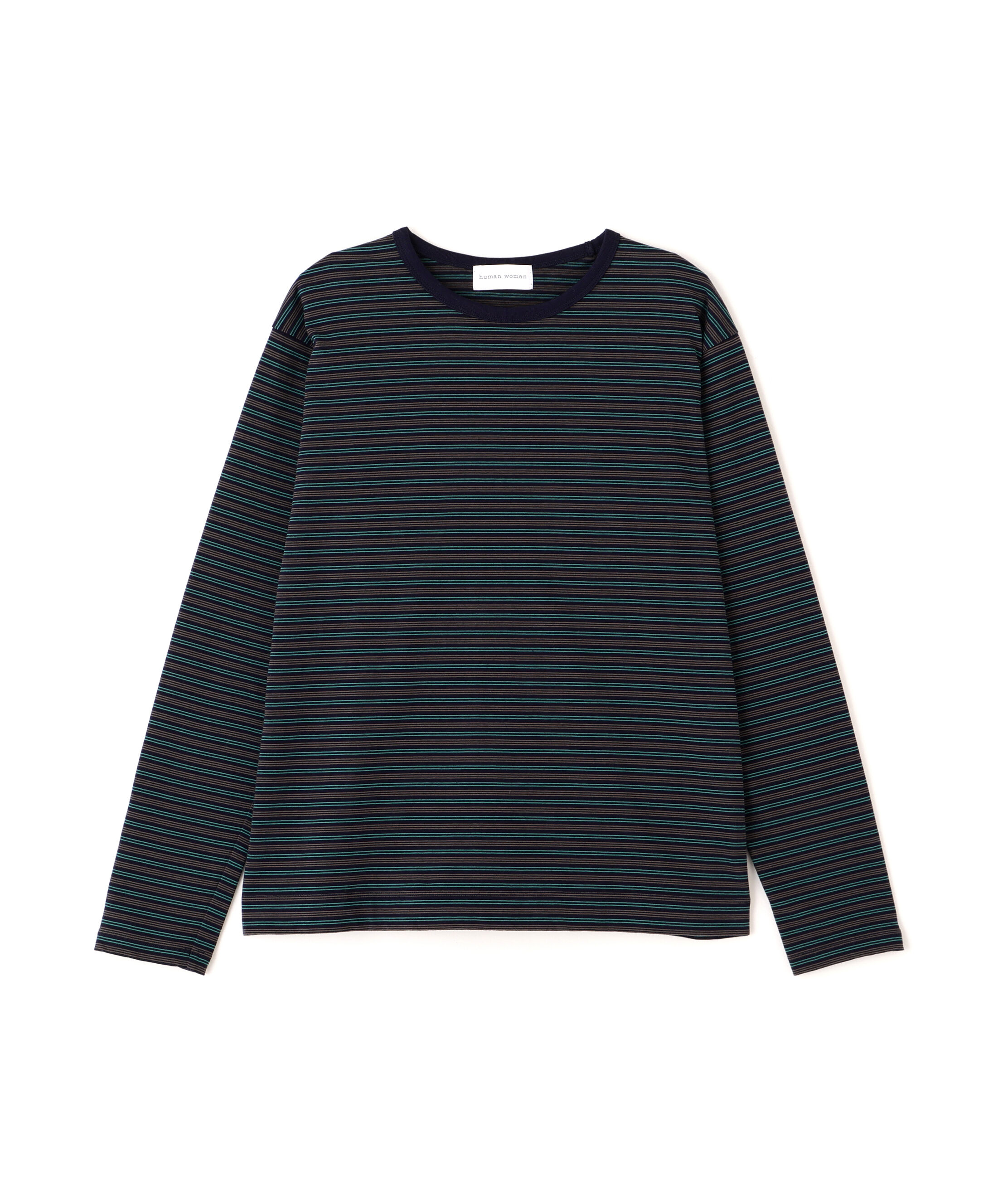  「マルチボーダーロンＴ」|Tシャツ・カットソー|