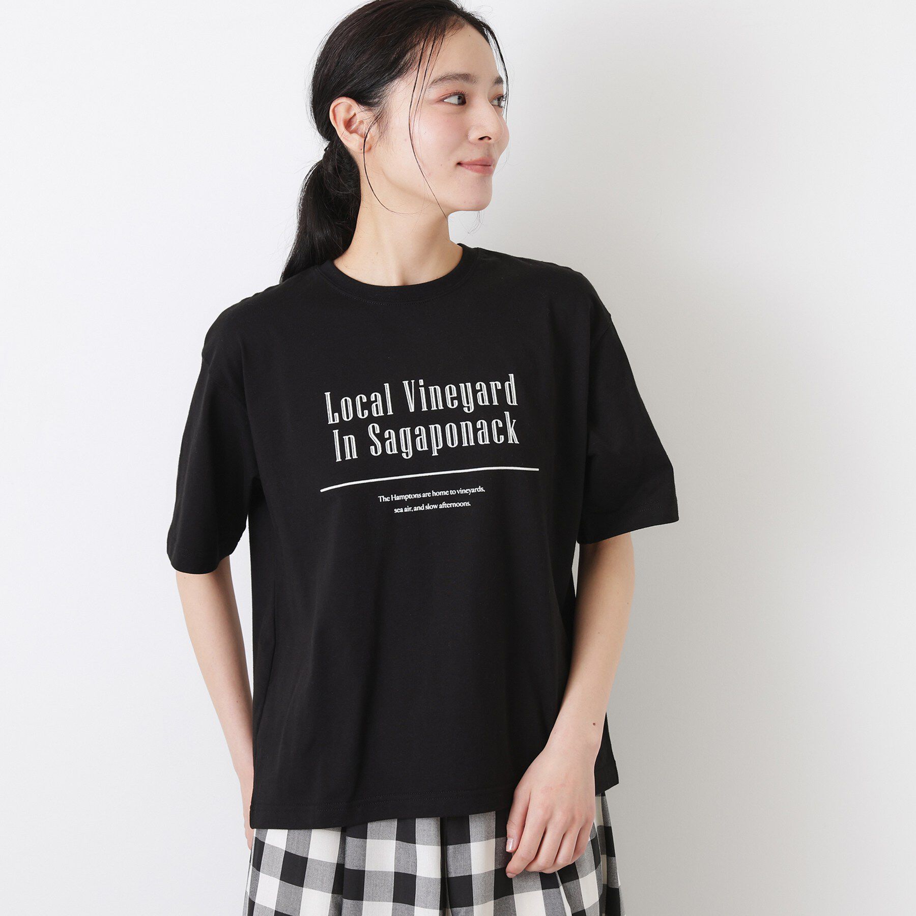 Dessin「【洗える】オーガニックコットンロゴTシャツ」|Tシャツ・カットソー|