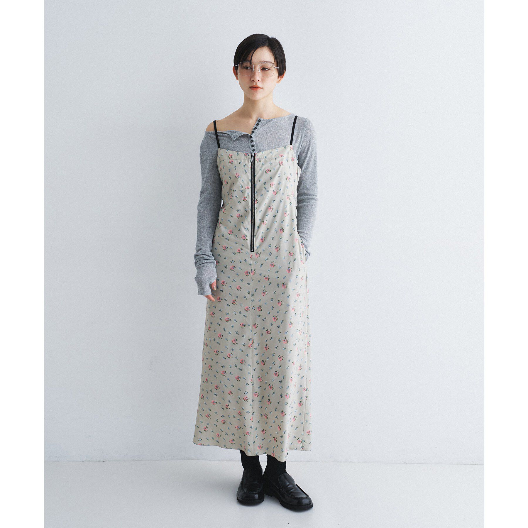 CODE A「flower cami dress」|ワンピース|