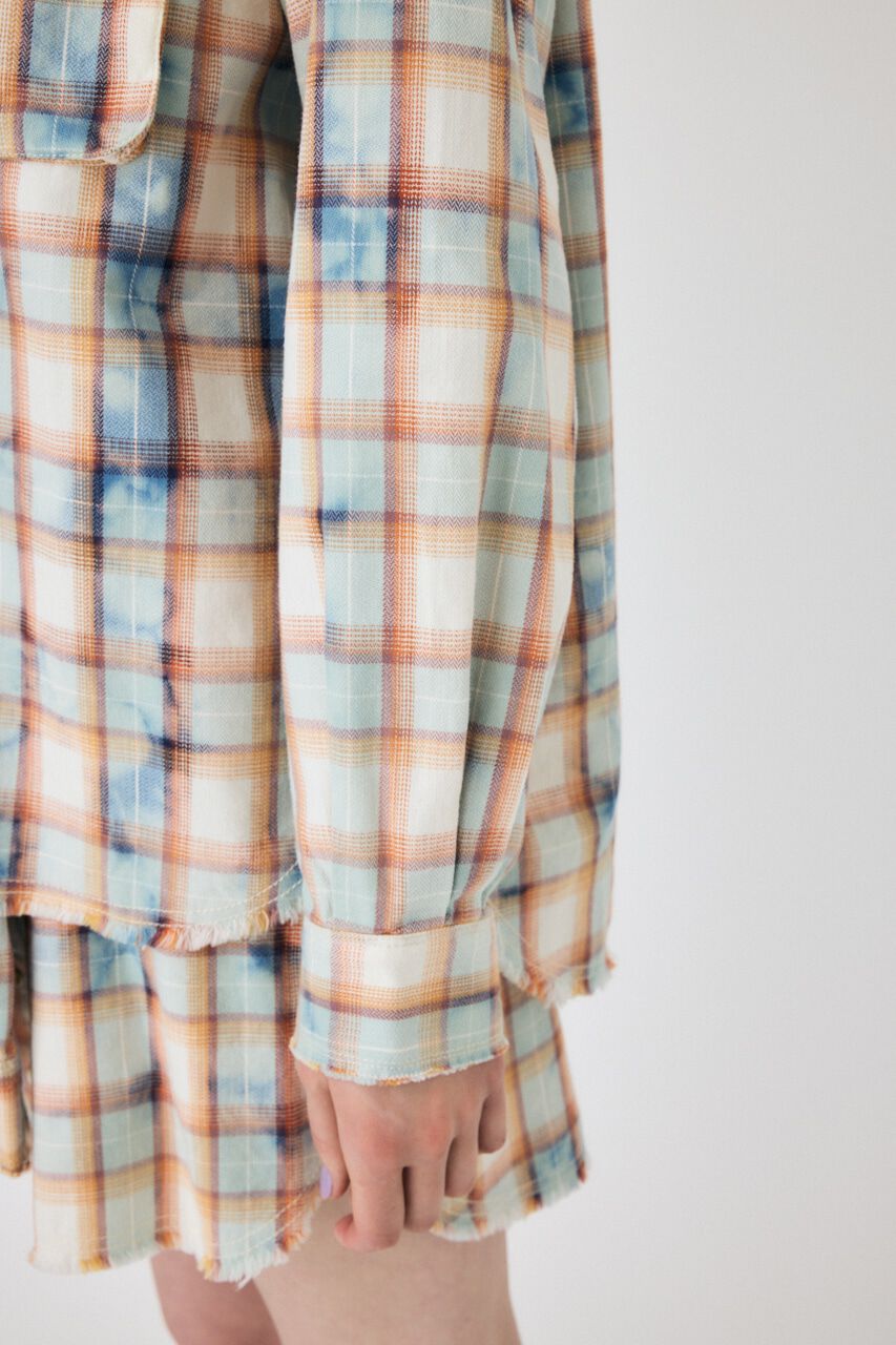MOUSSY「BLEACH CHECK シャツ」|シャツ・ブラウス|