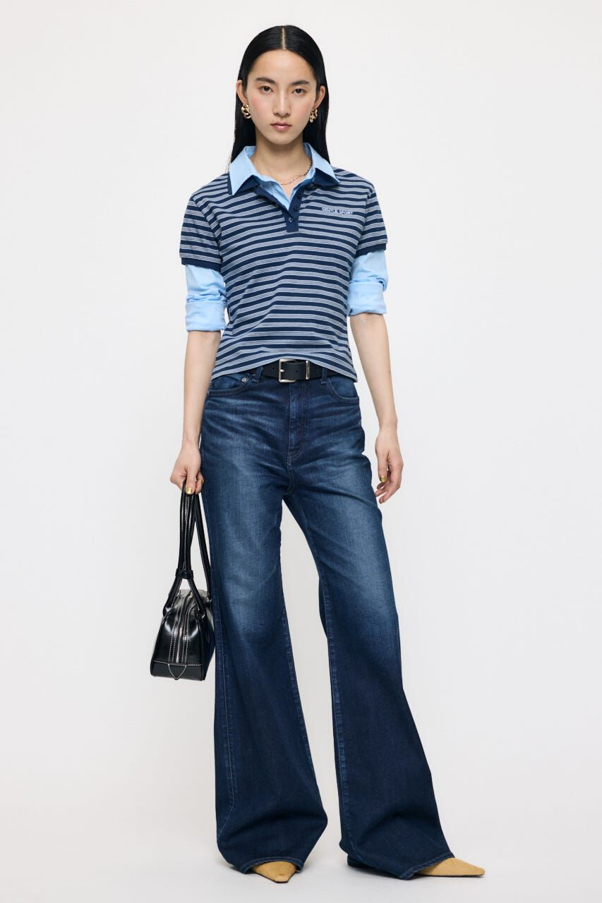 MOUSSY「ADVANCED LONG LEG フレア」|デニム|