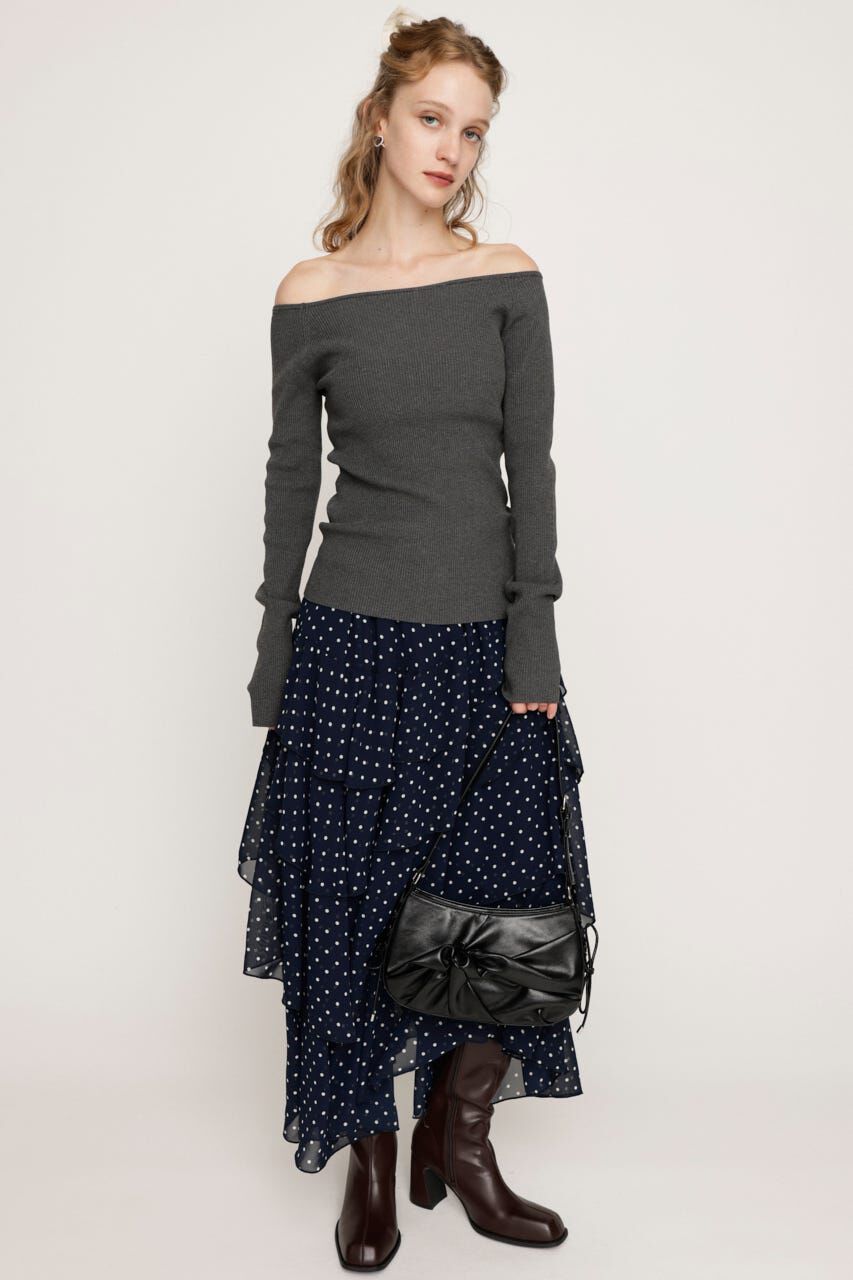 SLY「HG OFFSHOULDER トップス」|ニット・セーター|