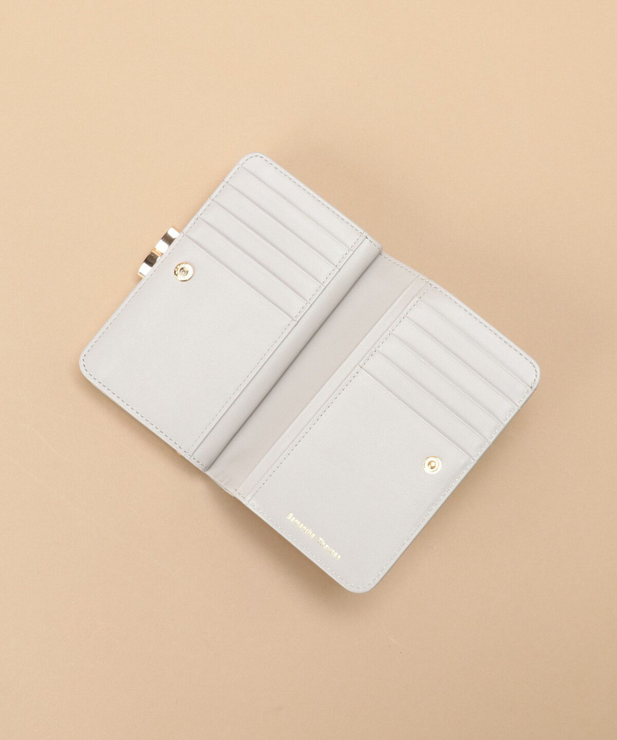 Samantha Thavasa「シンプルバイカラー口金折財布」|財布|