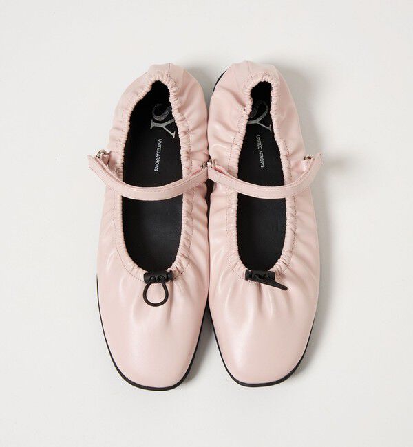 SY UNITED ARROWS「＜SY＞ シャーリングベルクロ フラット20&uarr;」|バレエシューズ|