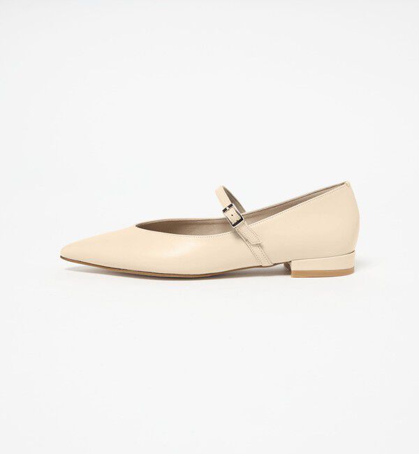 ODETTE E ODILE「【WEB限定】ポインテッド ストラップ フラット20■&darr;&uarr;」|パンプス|OFF WHITE