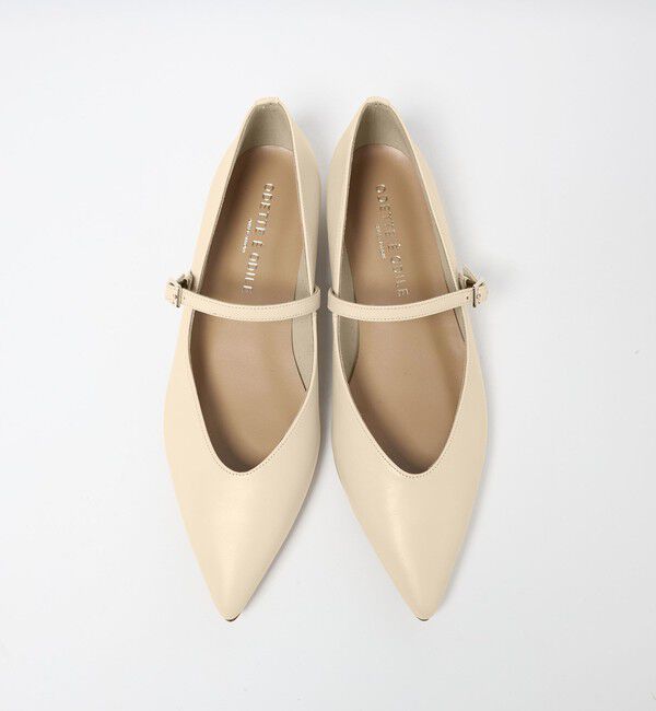 ODETTE E ODILE「【WEB限定】ポインテッド ストラップ フラット20■&darr;&uarr;」|パンプス|