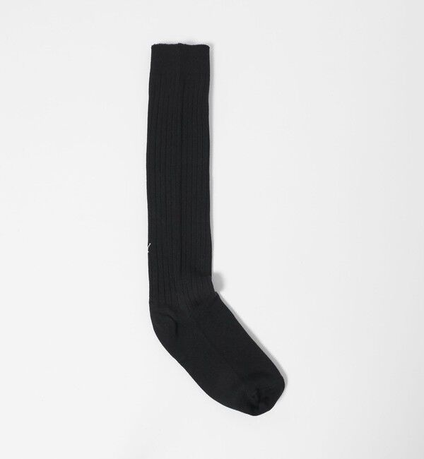 ODETTE E ODILE「＜SY＞リブ ハイソックス」|ソックス|BLACK