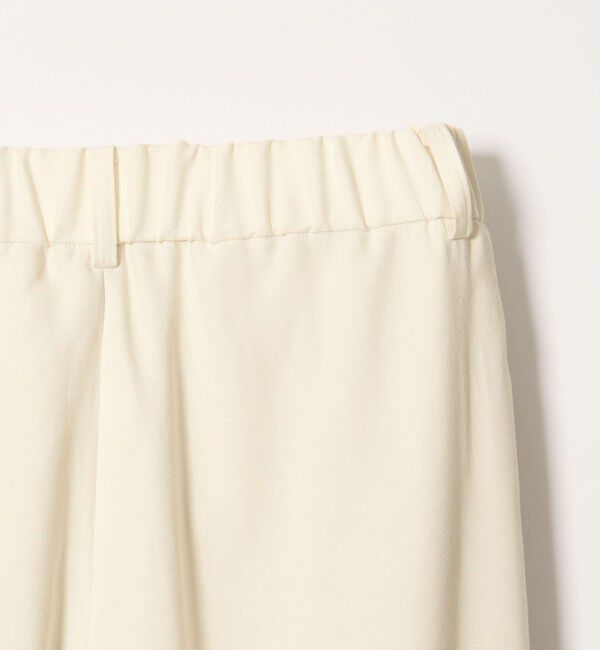 conte「＜conte＞スエードライク タックワイドパンツ WHITE」|その他|