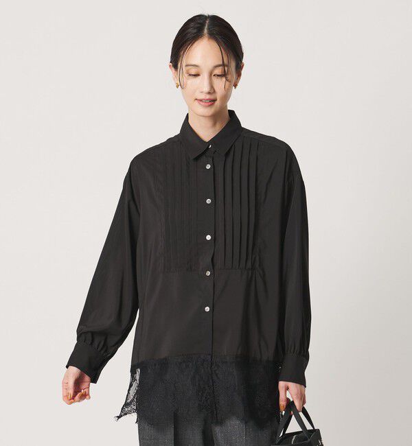 UNITED ARROWS「【別注】＜dahl&rsquo;ia＞レース シャツ」|シャツ・ブラウス|