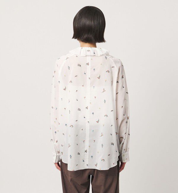 UNITED ARROWS「【別注】＜dahl&rsquo;ia＞フラワー フリル ブラウス」|シャツ・ブラウス|