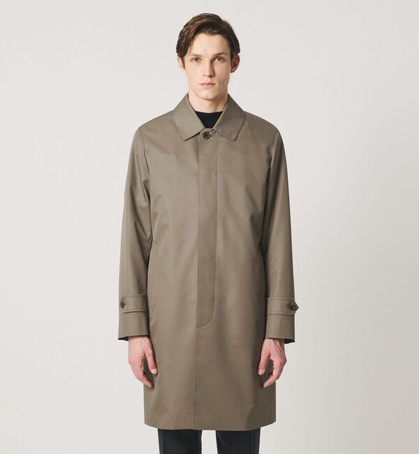 UNITED ARROWS「コットン/ポリエステル ギャバジン ステンカラーコート 撥水」|ステンカラーコート|