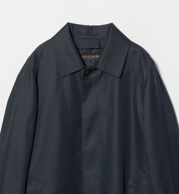 UNITED ARROWS「コットン/ポリエステル ギャバジン ステンカラーコート 撥水」|ステンカラーコート|