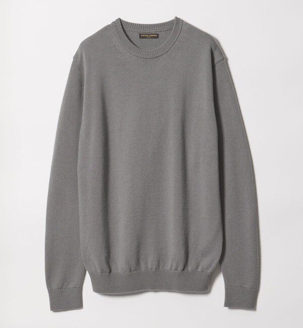 UNITED ARROWS「YAMAGATA ミドルゲージ クルーネック ニット」|ニット・セーター|