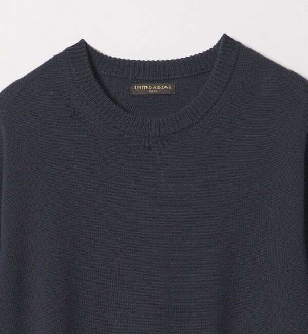 UNITED ARROWS「YAMAGATA ミドルゲージ クルーネック ニット」|ニット・セーター|