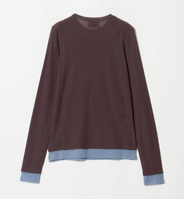 UNITED ARROWS「シアー レイヤード ロングスリーブ Tシャツ」|Tシャツ・カットソー|