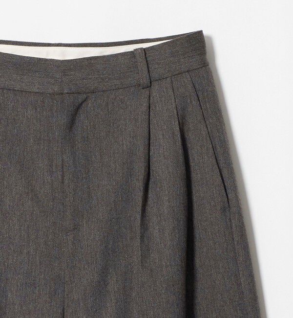 UNITED ARROWS「MANTECO 2タック ワイドパンツ」|スラックス|
