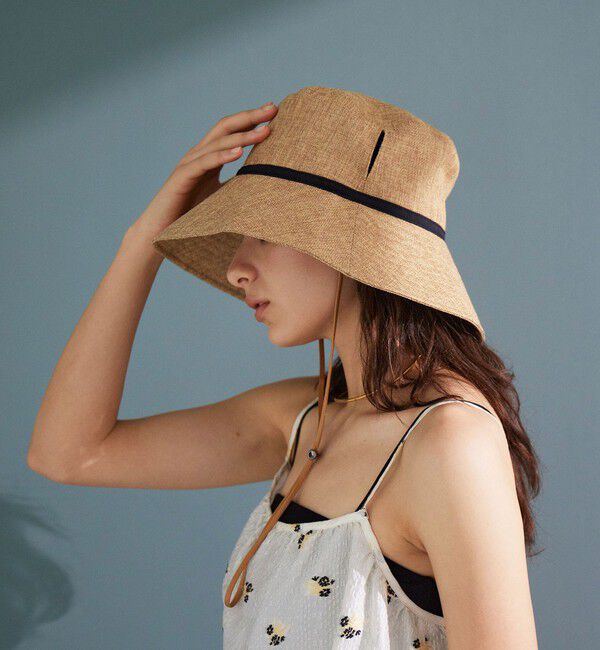 UNITED ARROWS green label relaxing「【別注】＜コカゲル＞ シートワイド ハット UVカット」|ハット|NATURAL