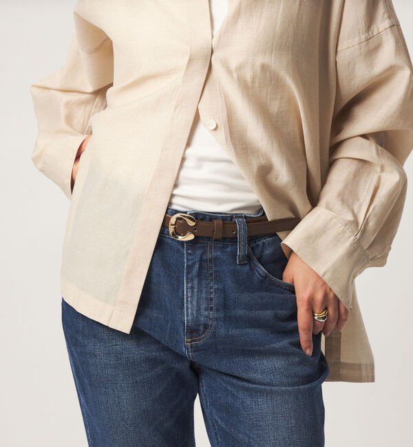 UNITED ARROWS green label relaxing「Cバックル ベルト」|ベルト|MD.BROWN
