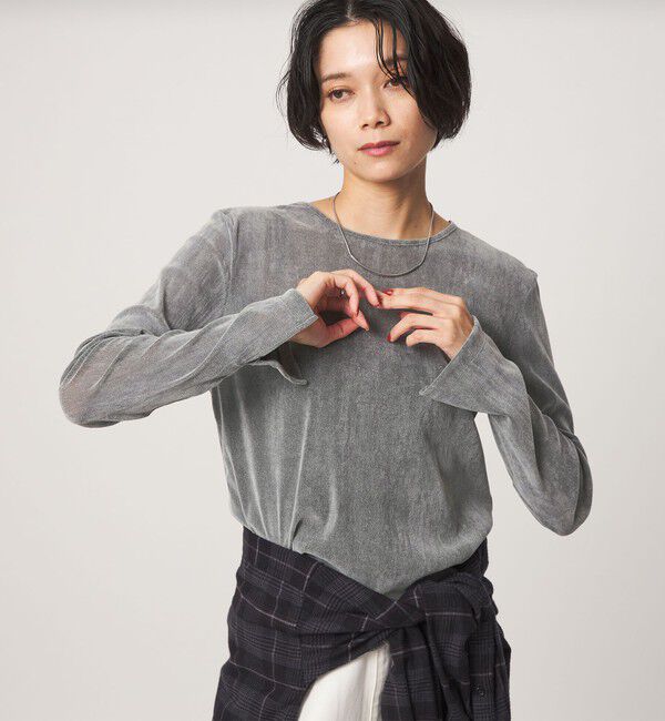 UNITED ARROWS green label relaxing「シアーフロッキー ロングスリーブ プルオーバー」|Tシャツ・カットソー|