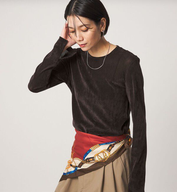 UNITED ARROWS green label relaxing「シアーフロッキー ロングスリーブ プルオーバー」|Tシャツ・カットソー|