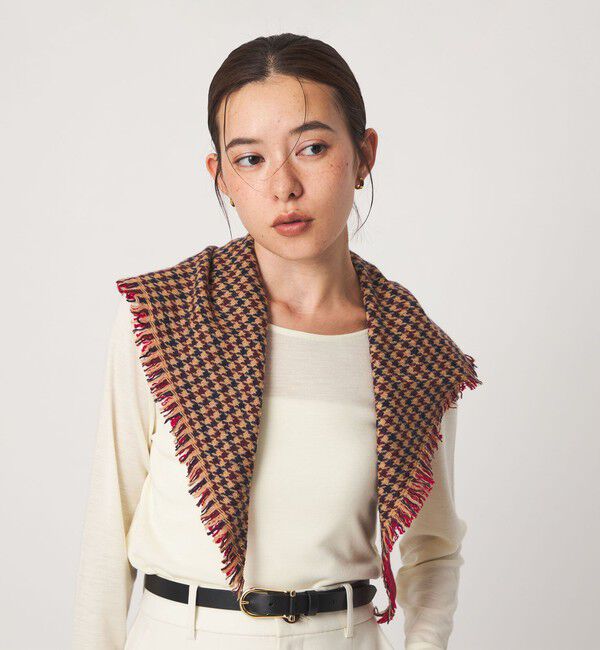 UNITED ARROWS green label relaxing「【別注】＜douce gloire＞トライアングル スカーフ」|ストール|