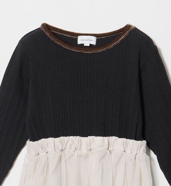 UNITED ARROWS green label relaxing「チュールドッキング ワンピース / キッズ 100cm―160cm」|ワンピース|