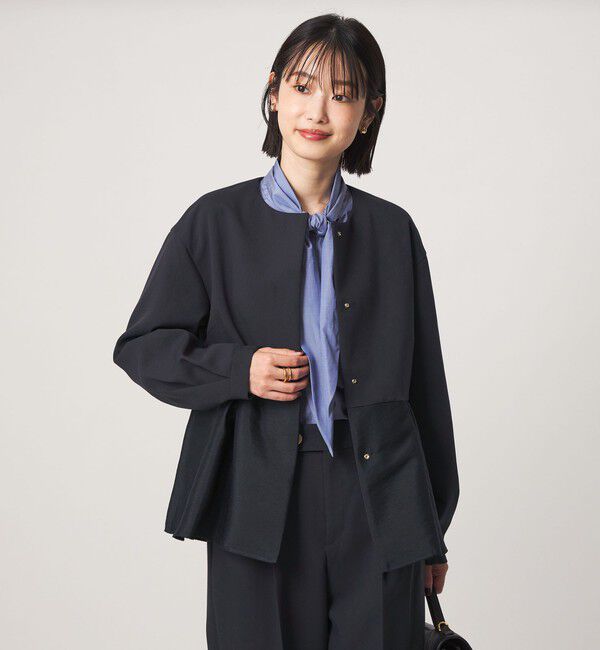 UNITED ARROWS green label relaxing「［size SHORTあり］fleurie(フルリー) ドッキング ジャケット」|ノーカラージャケット|