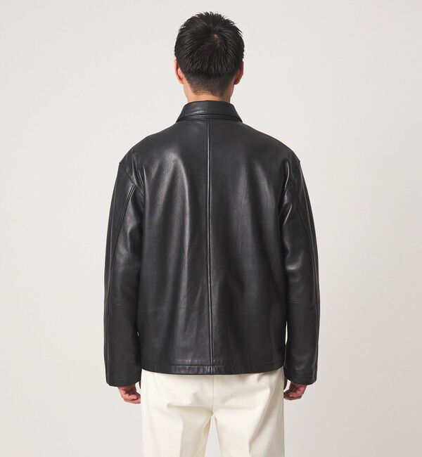 UNITED ARROWS green label relaxing「【別注】＜SKOOKUM＞レザー  ジャケット」|ブルゾン・スタジャン|