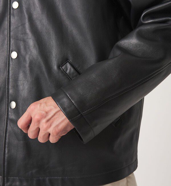 UNITED ARROWS green label relaxing「【別注】＜SKOOKUM＞レザー  ジャケット」|ブルゾン・スタジャン|