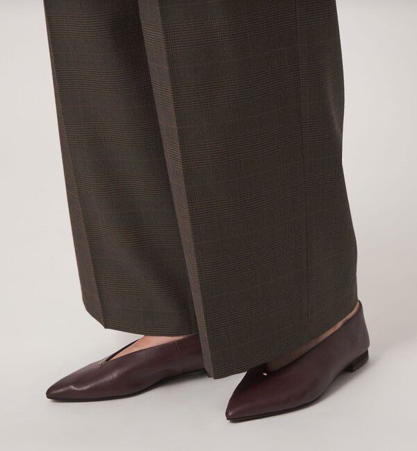 UNITED ARROWS green label relaxing「［size SHORT/TALLあり］Daily Chic サキソニー ワイド パンツ」|スラックス|