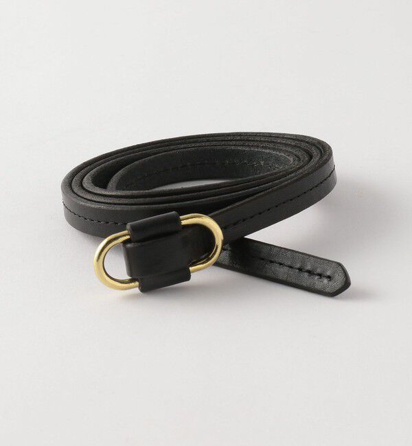 STEVEN ALAN「＜Steven Alan＞LEATHER STITCH BELT/ベルト」|ベルト|BLACK