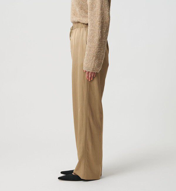 BEAUTY&YOUTH UNITED ARROWS「コットンレーヨンサテン ドローストワイドパンツ」|その他|
