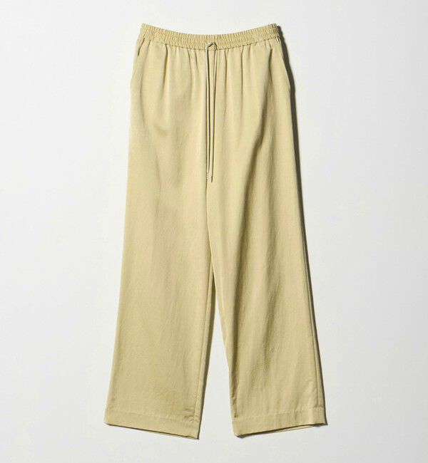 BEAUTY&YOUTH UNITED ARROWS「コットンレーヨンサテン ドローストワイドパンツ」|その他|