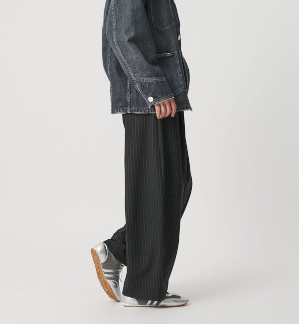 BEAUTY&YOUTH UNITED ARROWS「ポリエステルブレンド カーブパンツ」|スラックス|