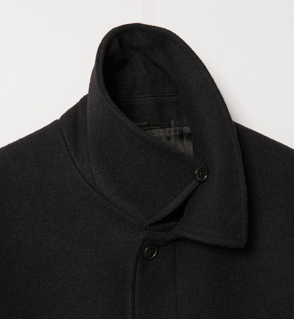 BEAUTY&YOUTH UNITED ARROWS「【WEB限定 WARDROBE SMART】PE メルトン バルカラーコート」|ステンカラーコート|