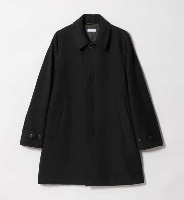 BEAUTY&YOUTH UNITED ARROWS「【WEB限定 WARDROBE SMART】PE メルトン バルカラーコート」|ステンカラーコート|