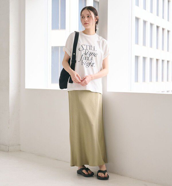 BEAUTY&YOUTH UNITED ARROWS「ポリエステルサテン マーメイドフレアスカート 」|スカート|