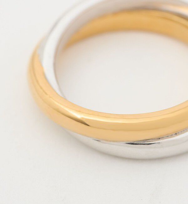 BEAUTY&YOUTH UNITED ARROWS「＜by Preek＞ミックス クロス リング」|リング|