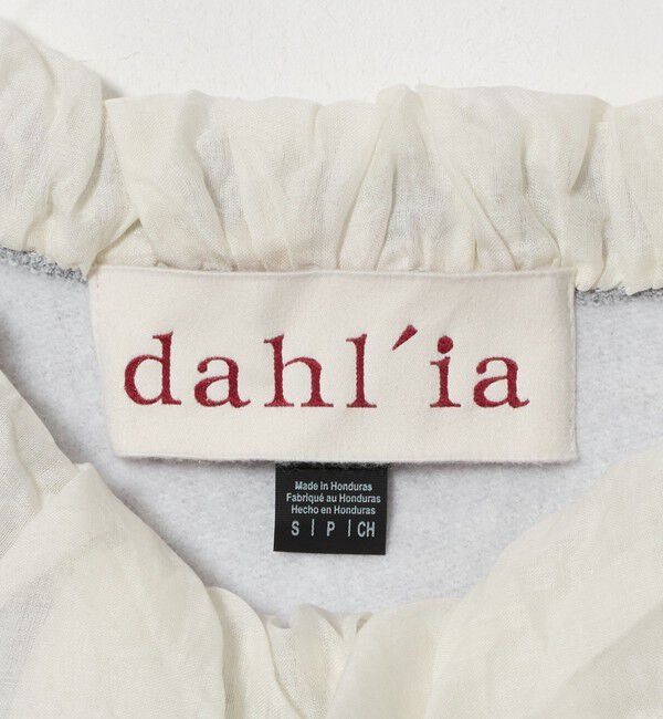 BEAUTY&YOUTH UNITED ARROWS「【WEB限定】＜dahl&rsquo;ia＞リメイク フリルカラー スウェット」|スウェット・ジャージ|