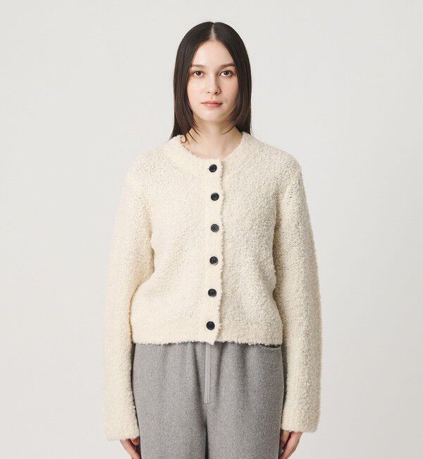 BEAUTY&YOUTH UNITED ARROWS「アルパカブレンド ブークレ ニットカーディガン」|カーディガン|